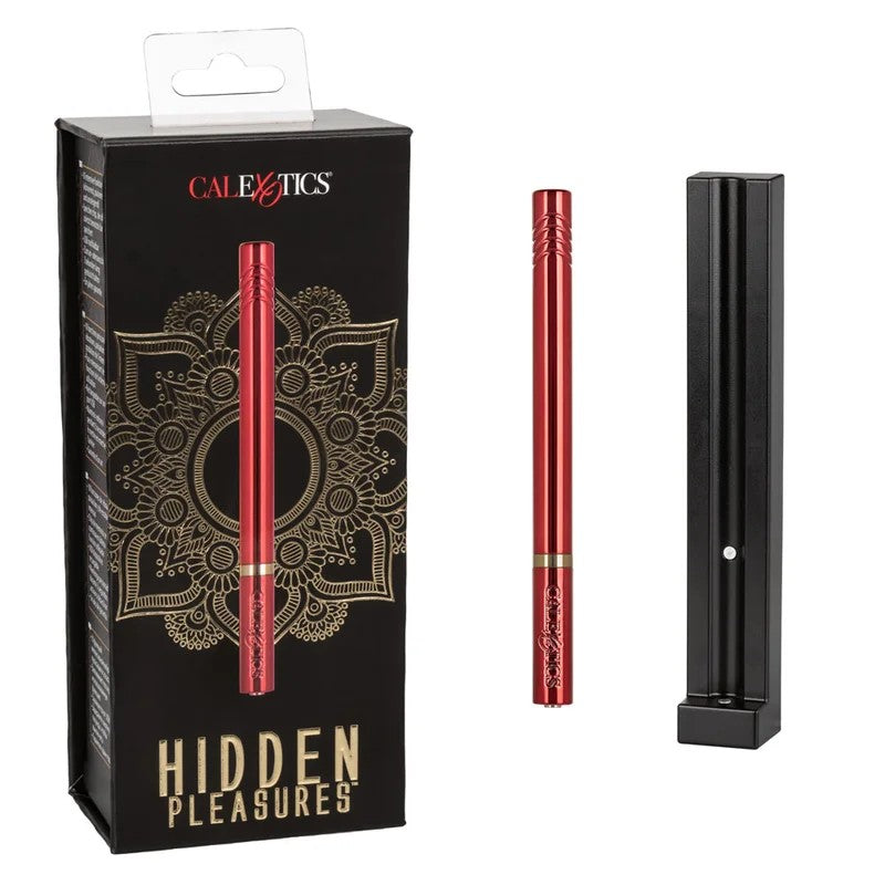 Calexotics–HiddenPleasuresThinClitoralVibrator(Red)