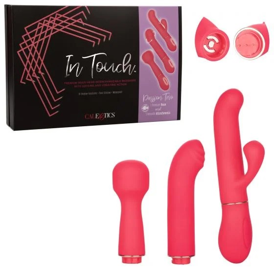 Calexotics–InTouchMassagerwith3InterchangeableHeads(PassionTrio)