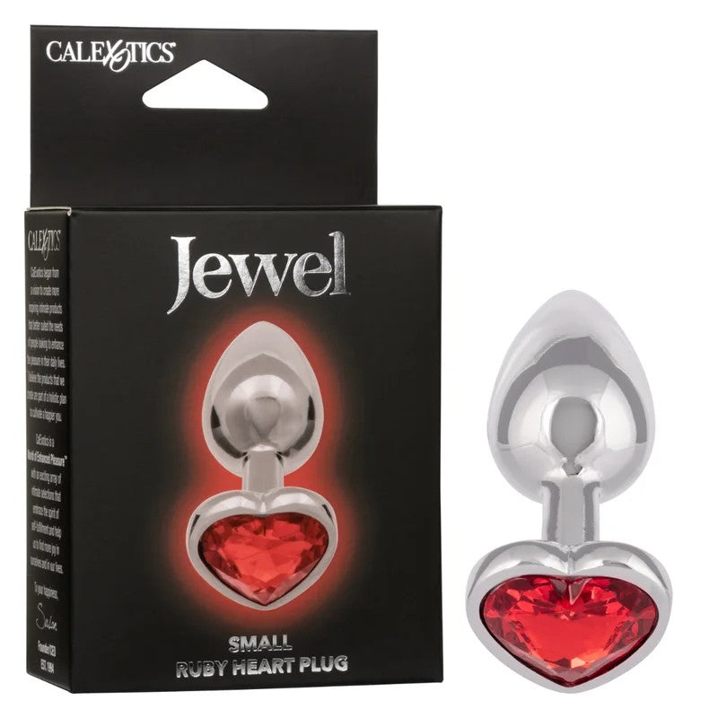 Calexotics–JewelSmallRubyHeartGemPlug(Red)