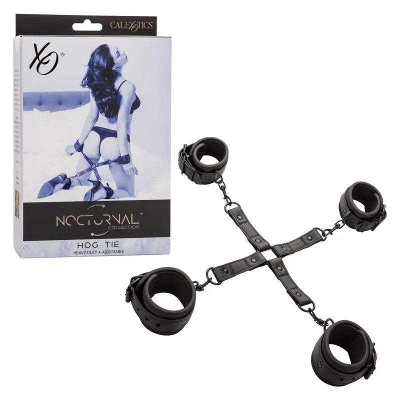 Calexotics–NocturnalCollectionHogtieandCuffsSet(Black)
