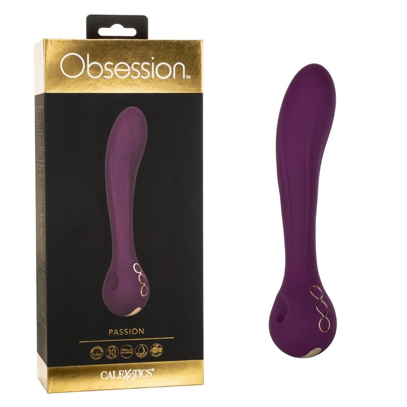 Calexotics–ObsessionPassionSiliconeVibrator(Wine/Purple)