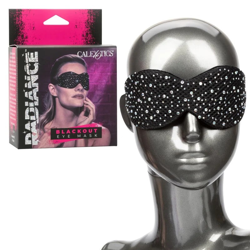 Calexotics–RadianceBlackoutEyeMask(SparklyBlack)