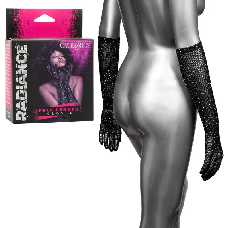 Calexotics–RadianceFullLengthGloves–One-Size(SparklyBlack)