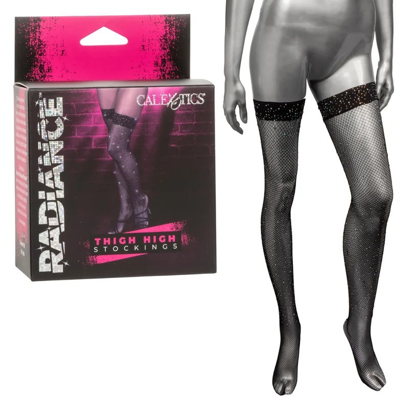 Calexotics–RadianceThighHighStockings–OSFM(SparklyBlack)