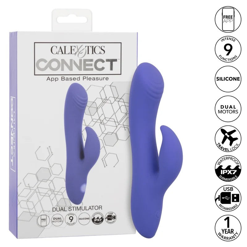 CalexoticsConnect–DualStimulatorRabbitVibrator(Purple)