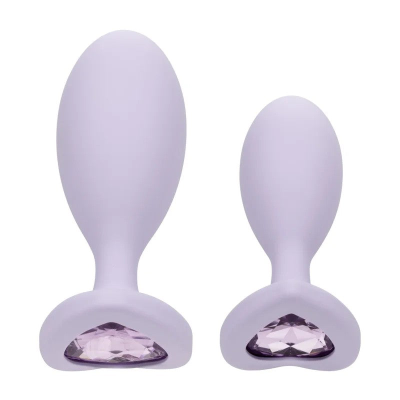 CalexoticsFirstTimeCrystalBootyDuoButtPlug