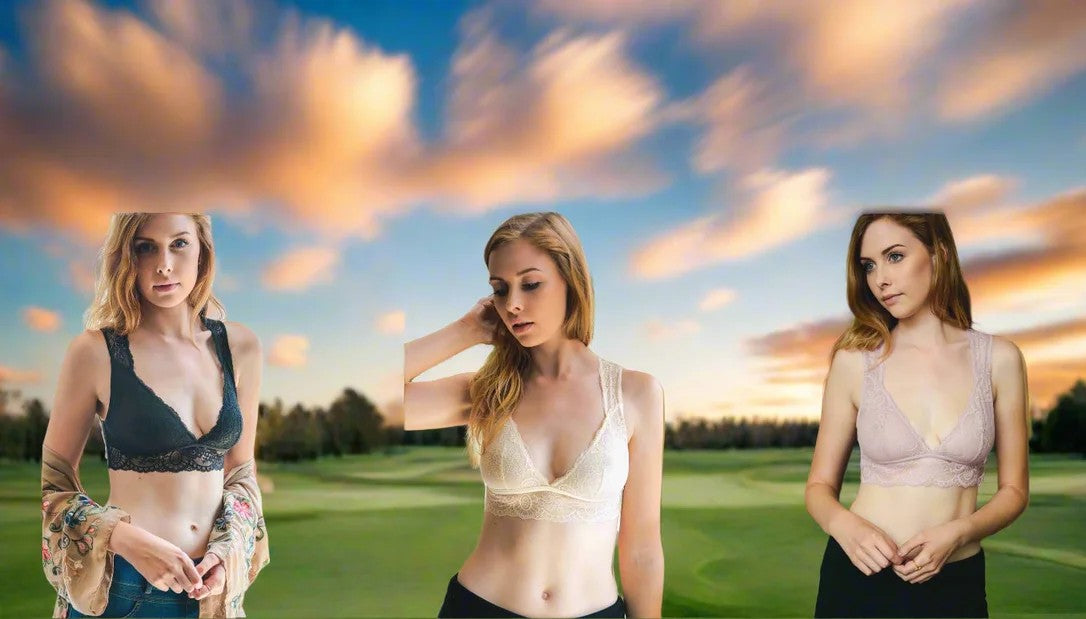 FeminineFloralLaceBralettewithKeyholeBackElegance