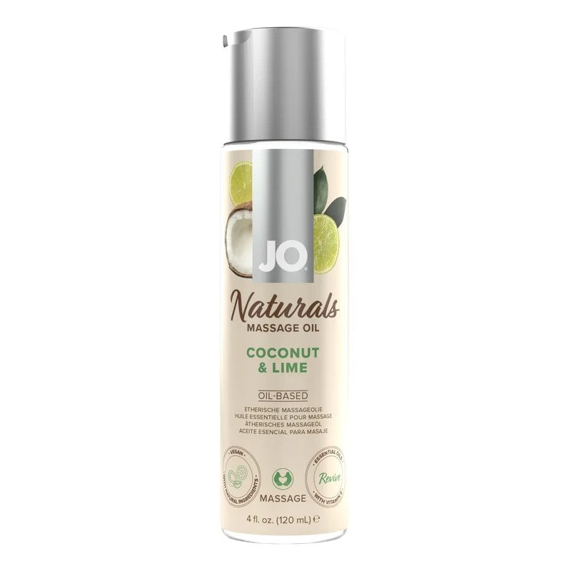 JO–“Naturals”Coconut&LimeMassageOil(120mls)