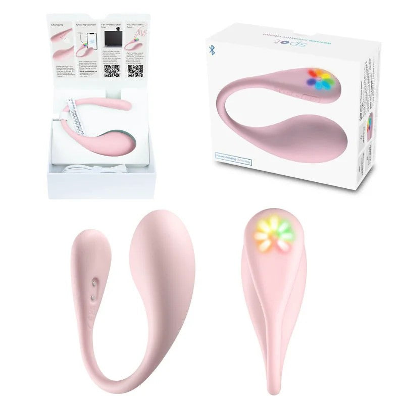 Kiiroo–SpotKissMeWearableInteractiveVibrator–(Pink)
