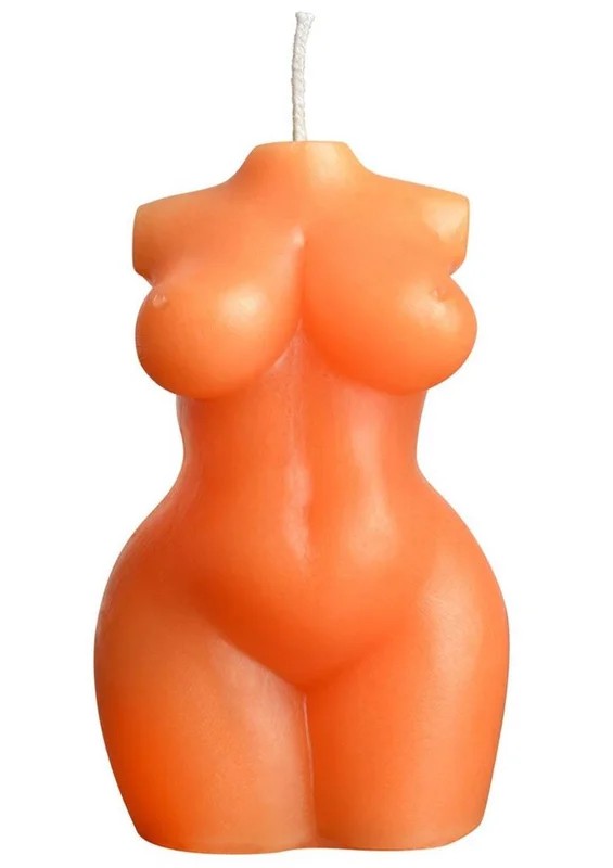 LacireTorsoFormICandle–Orange