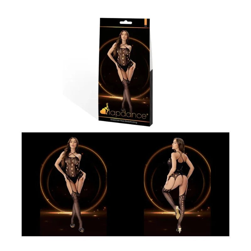 LAPDANCE–SuspenderHoseBodystocking–(OneSize)(Black)