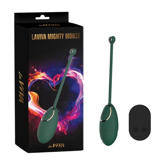 LaViva–MightyMouseWirelessRemoteVibratingEgg(Teal)