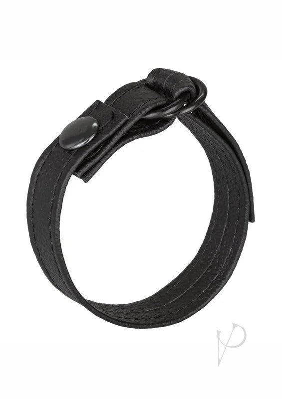 LeatherCinchCockRing
