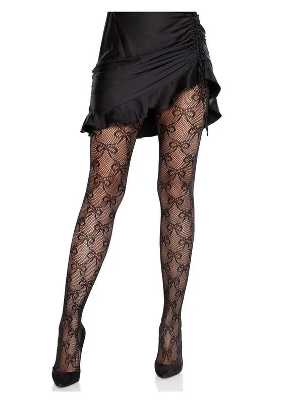 LegAvenueBowNetTights