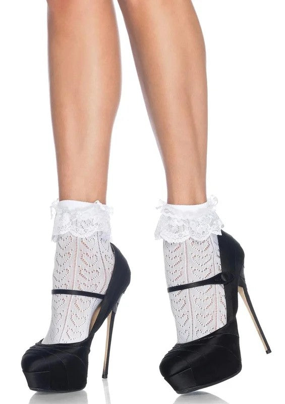 LegAvenueCrochetHeartLaceTopAnkletSocks