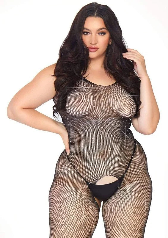 LegAvenueCrystalizedFishnetTankBodystocking