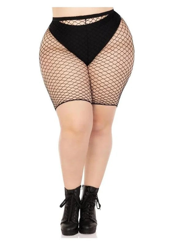 LegAvenuePlusSizeIndustrialNetBikerShorts–1x-2x