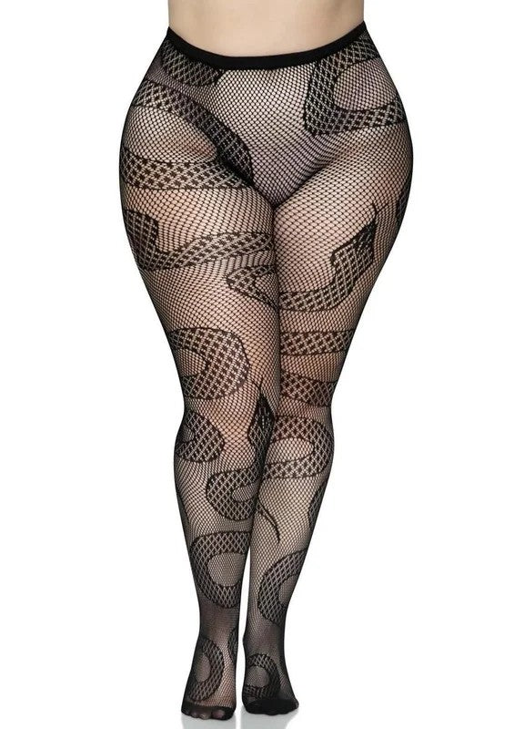 LegAvenueSnakeNetTights