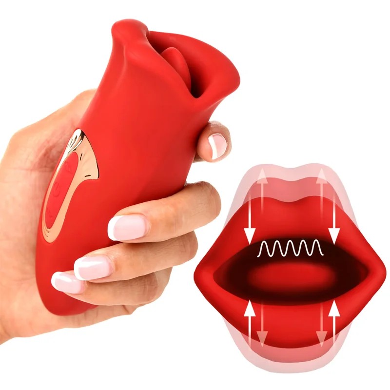 LickgasmKiss&TellMiniKissing&VibratingClitoralStimulator