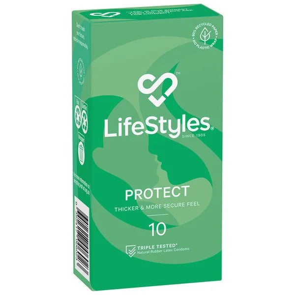 Lifestyles–‘Protect’ThickerWallCondoms(10pk)