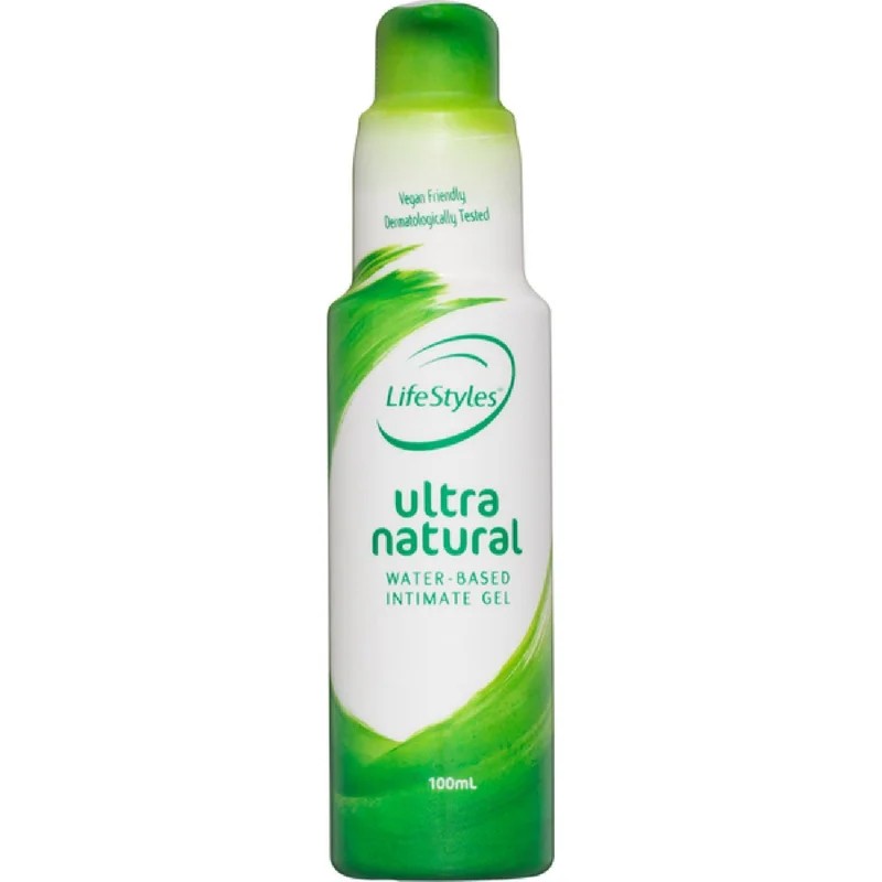 Lifestyles–UltraNaturalGel100ml|Water-BasedLubricant