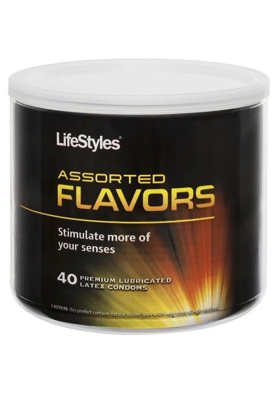 LifeStylesAssortedFlavors40PremiumLubricatedLatexCondoms