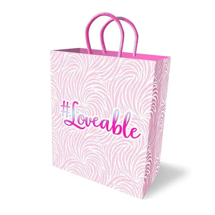 LittleGenie–#LoveableFlockedGiftBag(PinkPattern)