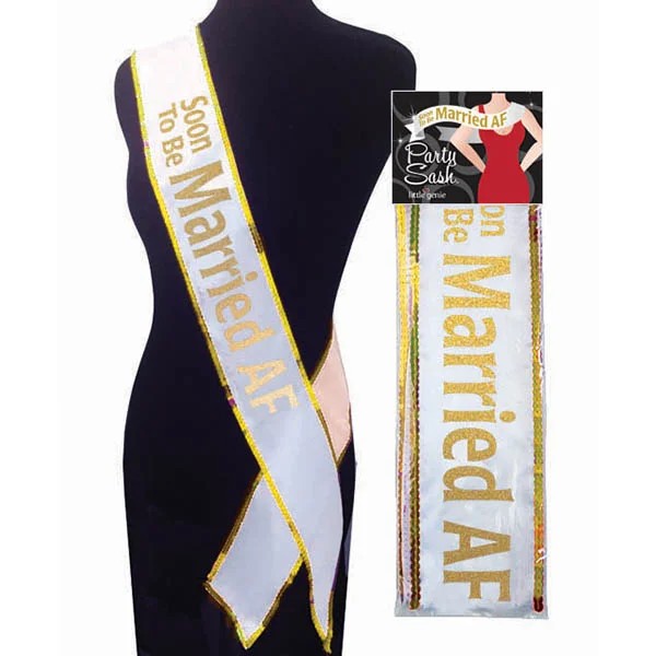 LittleGenie–SoonToBeMarriedAFPartySash