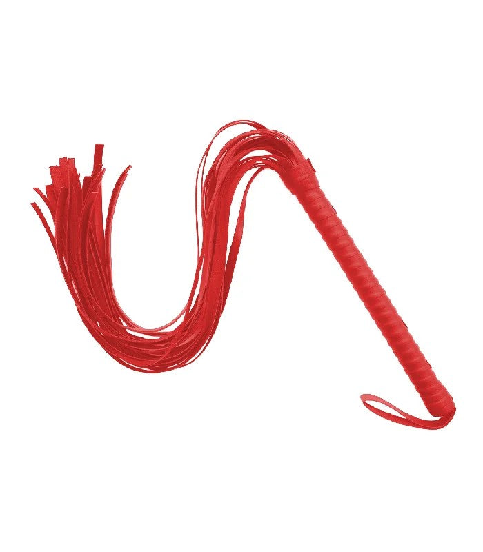LoveinLeather–BerlinBabeCat‘o’NinesLargeFlogger(Red)