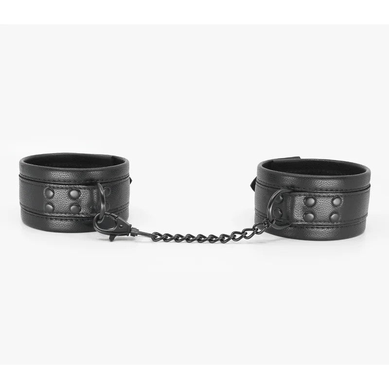 LoveInLeather–FauxLeatherAnkleRestraints|ChainJoinw/SingleSnap