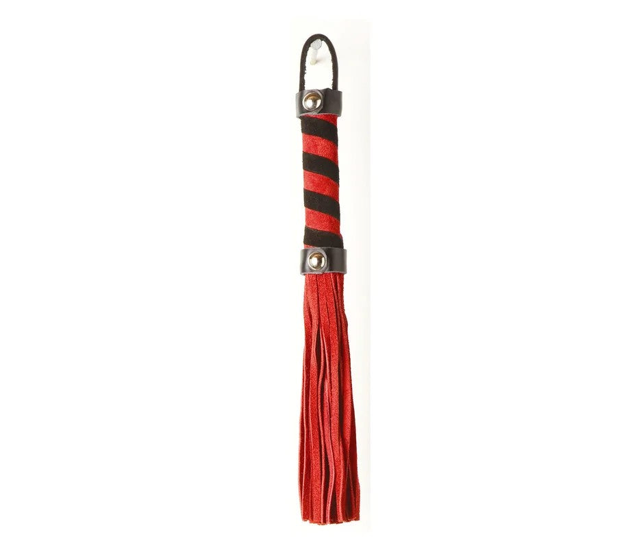 LoveinLeather–MiniWhipCandy-Stripe(30cm)(Red)