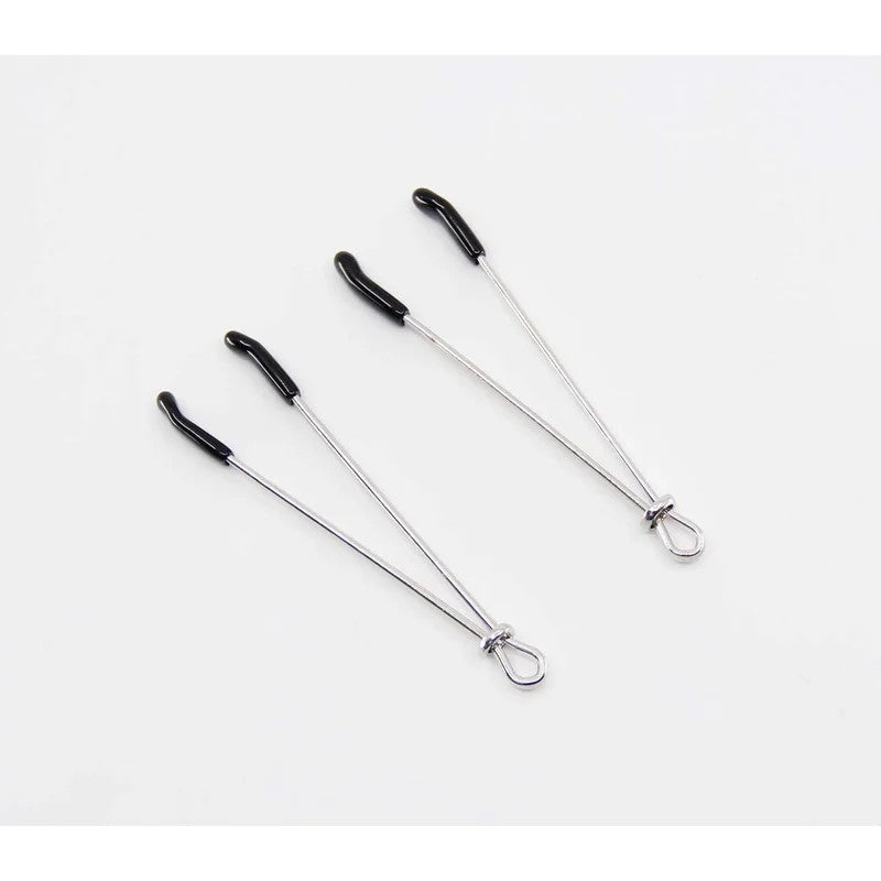 LoveInLeather–TweezerNippleClamps|Silver
