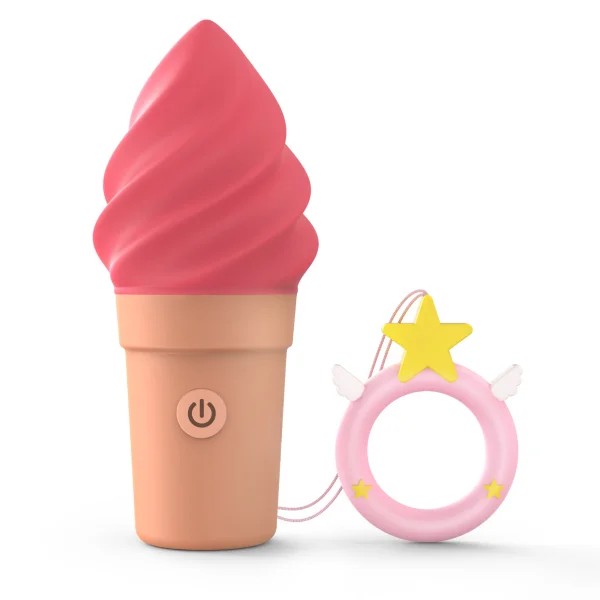 LoveToLove–Cand’IceIce-CreamshapedClitoralVibrator(RaspberryJolly)