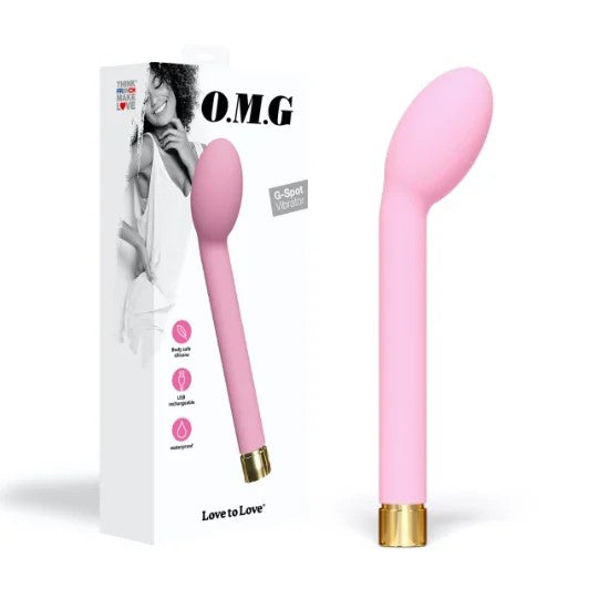 LoveToLove–O.M.GRechargeableG-SpotVibrator(Pink)