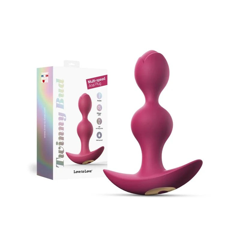 LoveToLove–TwinnyBudAnalPlug(Plum)