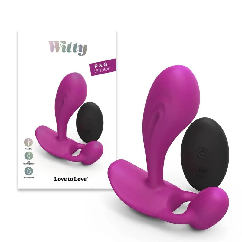 LoveToLove–“Witty”RemoteControlP-Spot/G-SpotVibrator(SweetOrchid)
