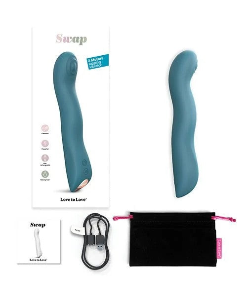 LovetoLoveSwapTappingVibrator–TealMe
