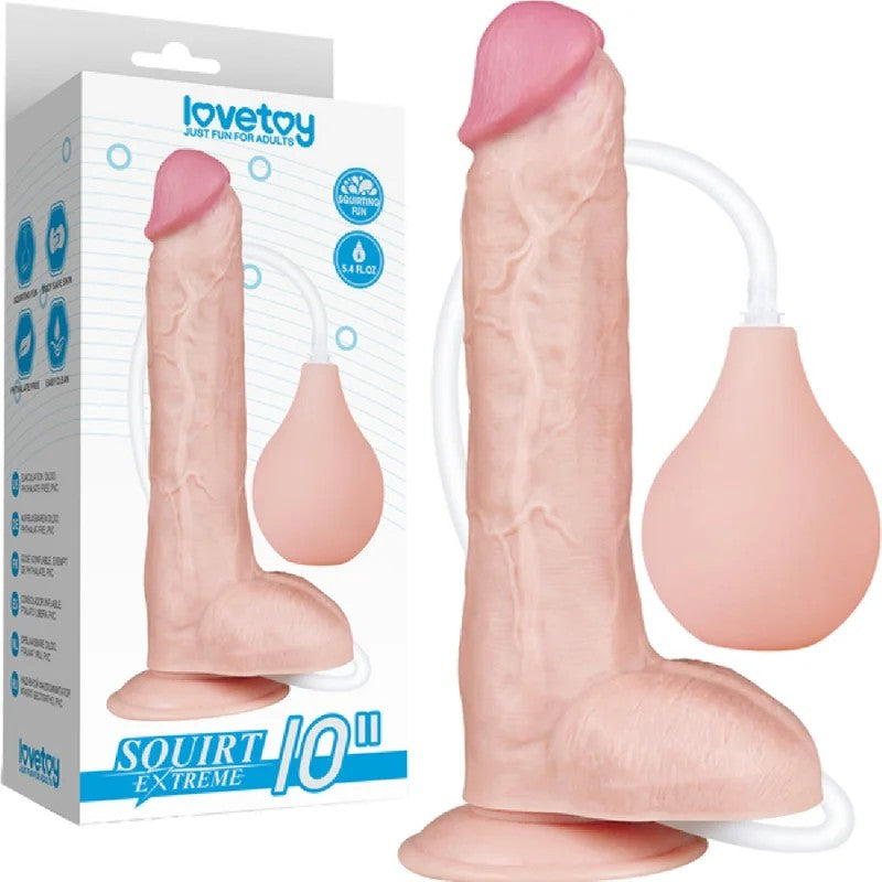 Lovetoy–10”SquirtExtremeDildo|RealisticSquirtingDildo