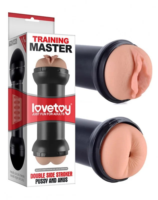 Lovetoy–TrainingMasterDoubleSidedStroker(Pussy&Ass)