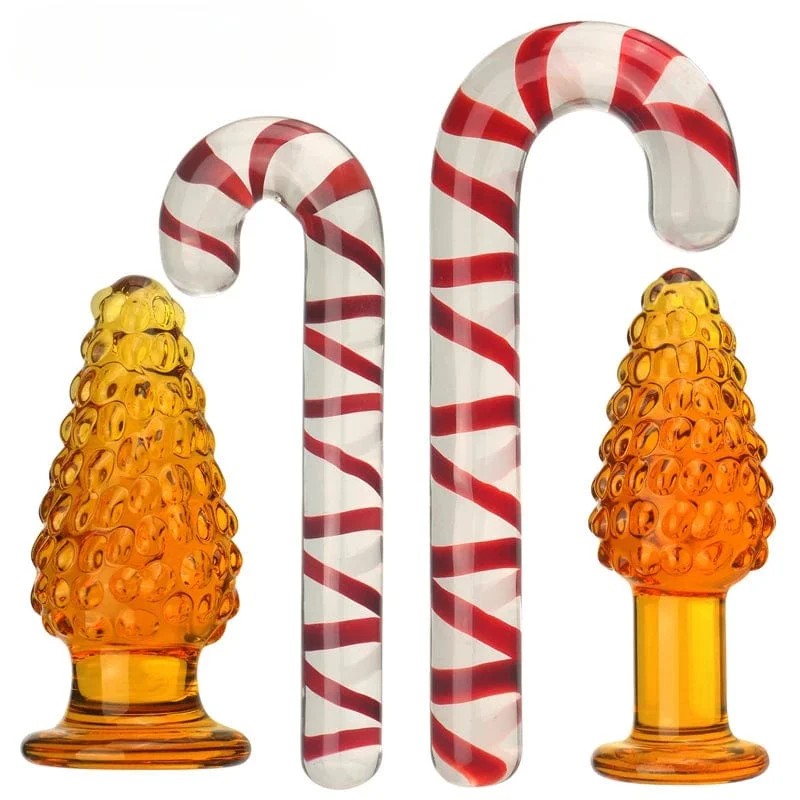 Lurevibe–ChristmasCrystalAnalPlugVaginalStimulationMasturbationDildo