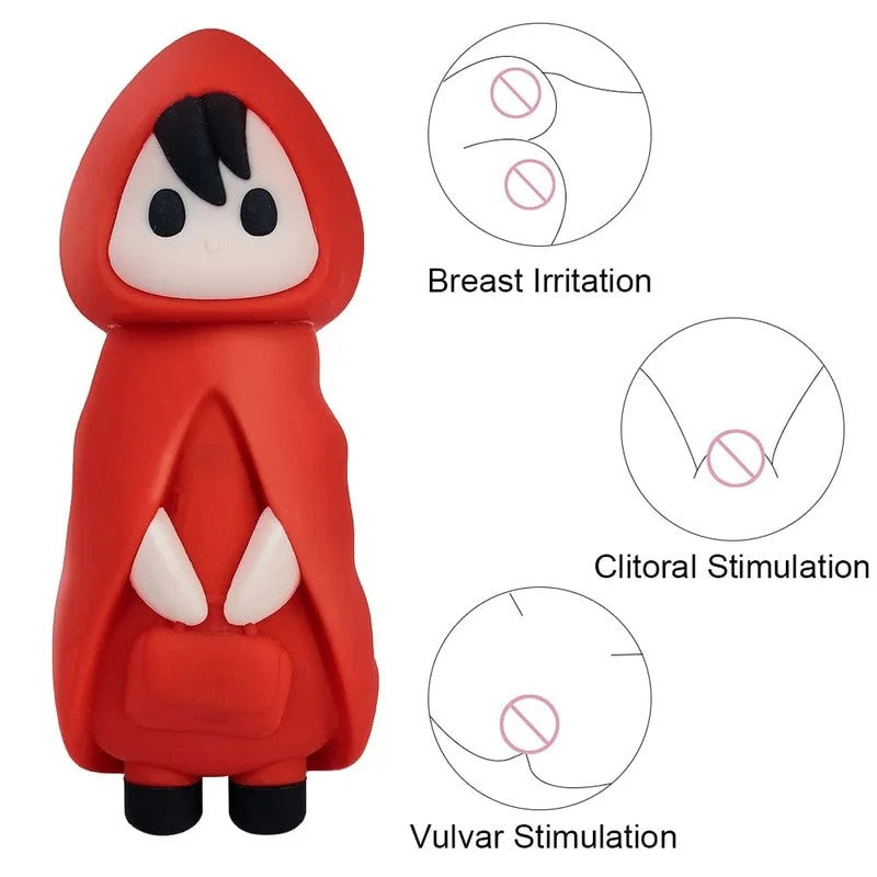 Lurevibe–LittleRedRidingHoodChristmasOrgasmEggVibratingClitorisNipplesStimulator