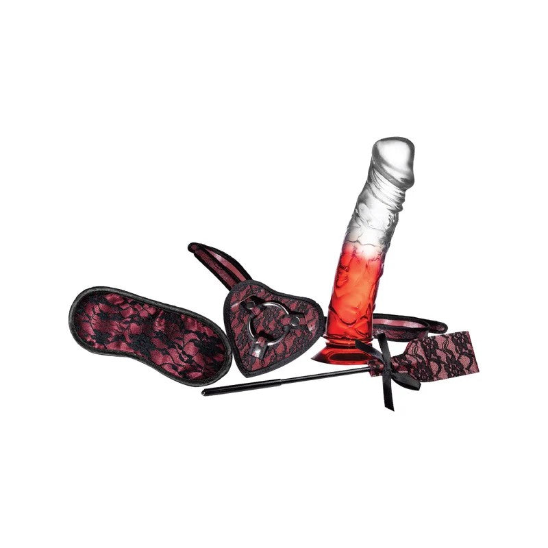 LustyHeart–DeluxeCowgirlStrap-OnSet(Red)