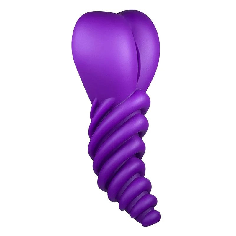 Luvgrind–HybridDildoBaseStimulatorCoverandGrinder–Purple