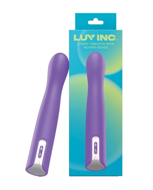 LuvInc.G-SpotVibratorw/MovingBeads–Purple
