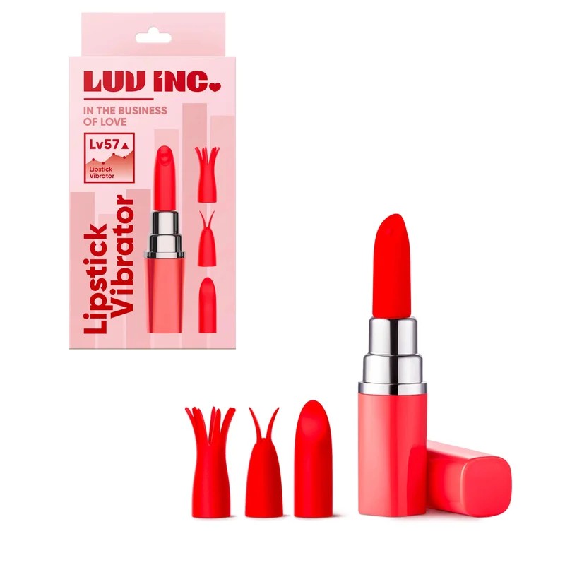 LuvInc.–RechargeableLipstickVibrator(Coral)