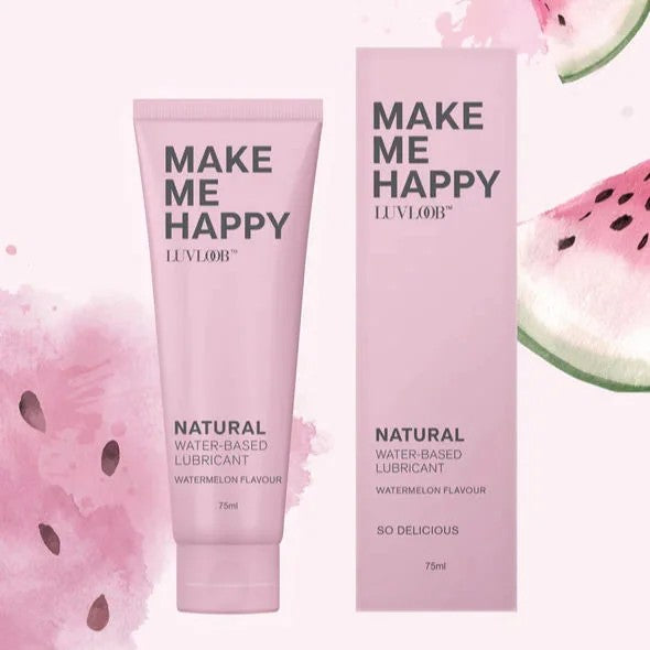 LuvLoob–MakeMeHappyWater-BasedWatermelonFlavouredLubricant(75ml)
