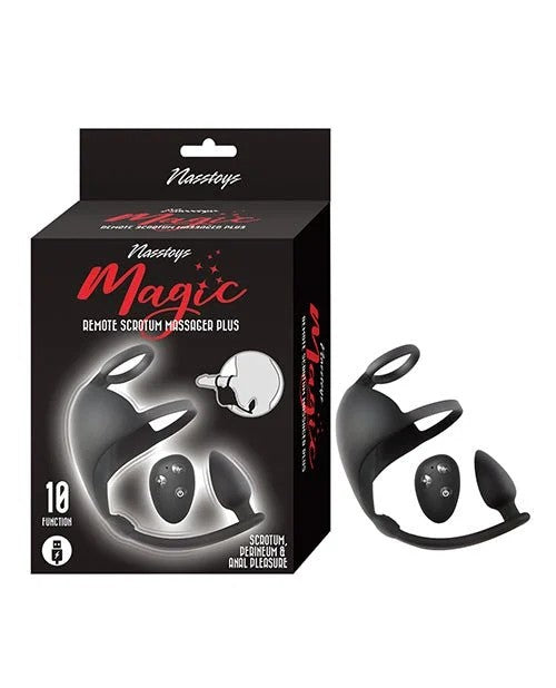 MagicScrotumMassagerPlusw/RemoteControl–Black