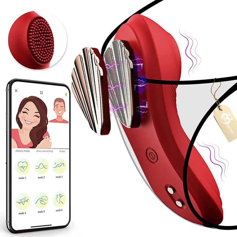 MagnetPowerfulWearablePantyEggVibratorAppRemoteControl