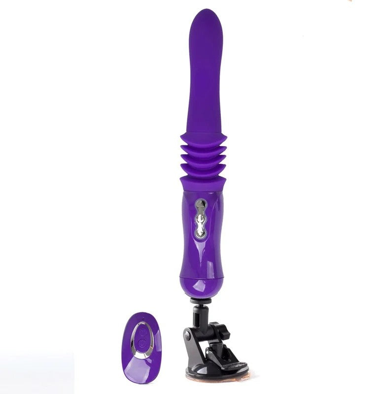 Maia–“Monroe”RemoteThrustingVibratorPortableLoveMachine(Purple)