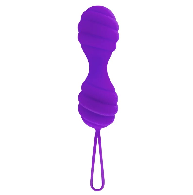 MaiaToys–Porpora“Miranda”TwisttySiliconeDuoBalls(Purple)